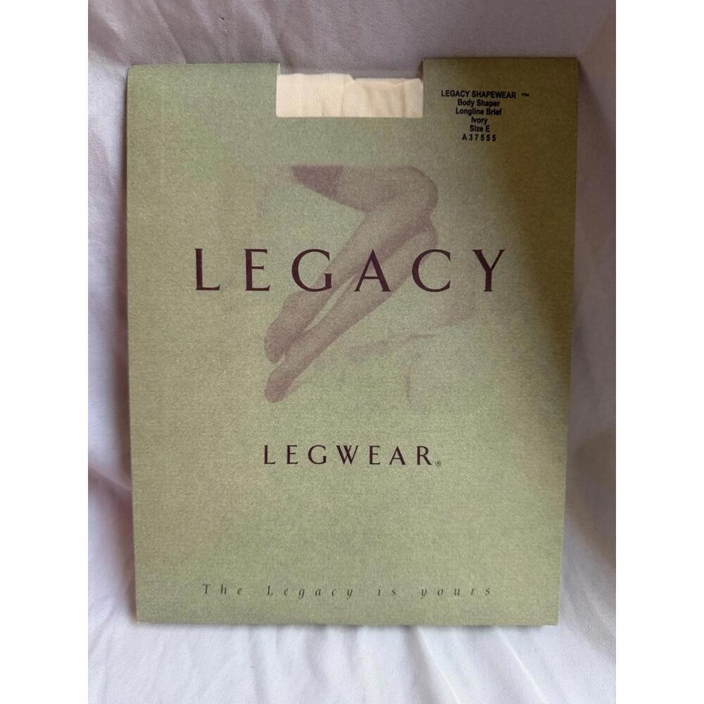 Legacy Shapewear Longline Brief Size‎ E Ivory Shaper Legwear New